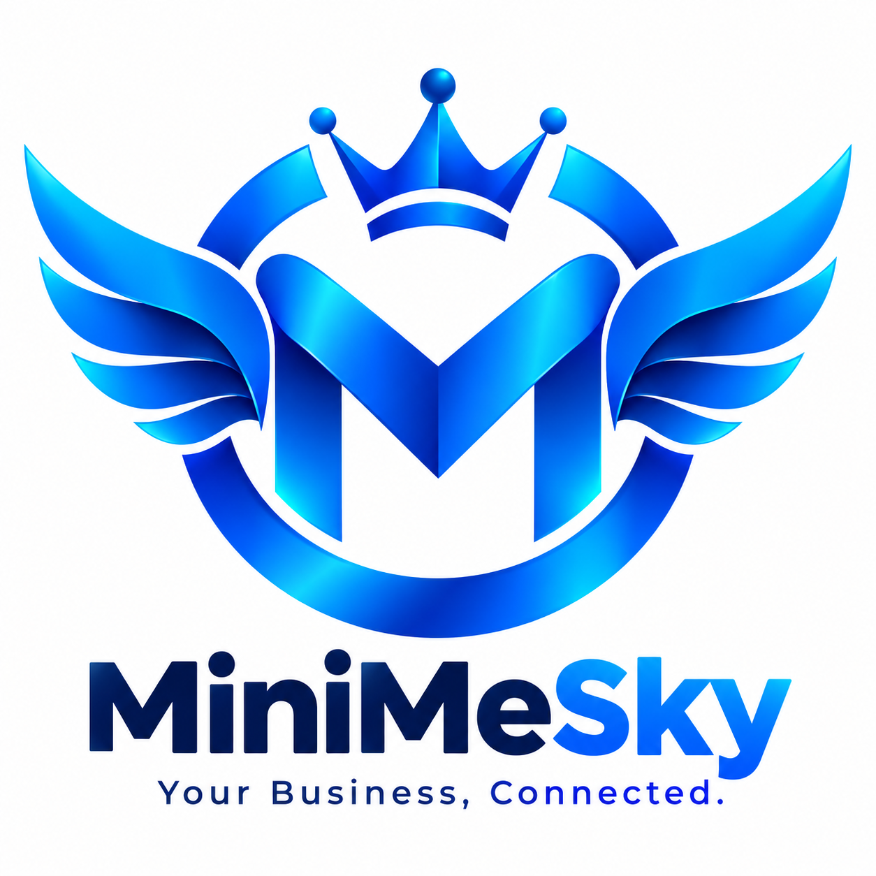 MiniMeSky crowned M logo